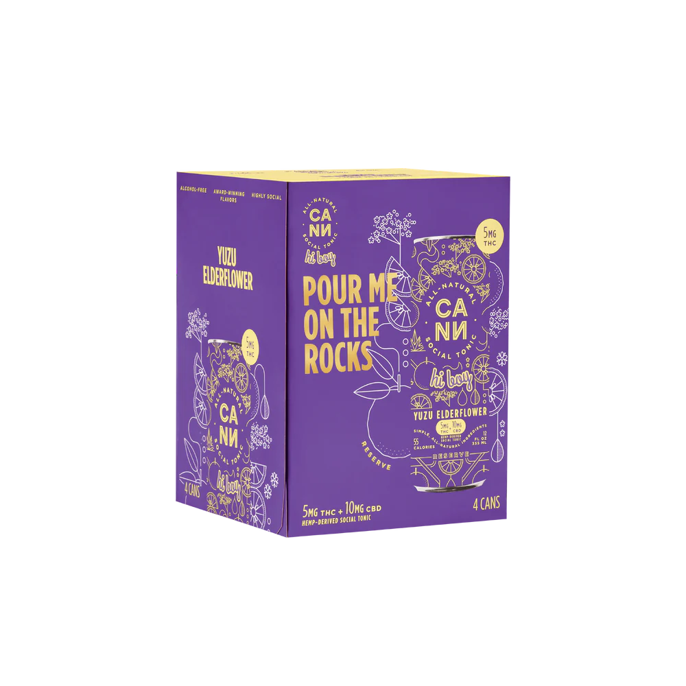紫苑★ sama exclusive use CANN Yuzu Elderflower Limited-Edition Hi Boy Cannabis-Infused