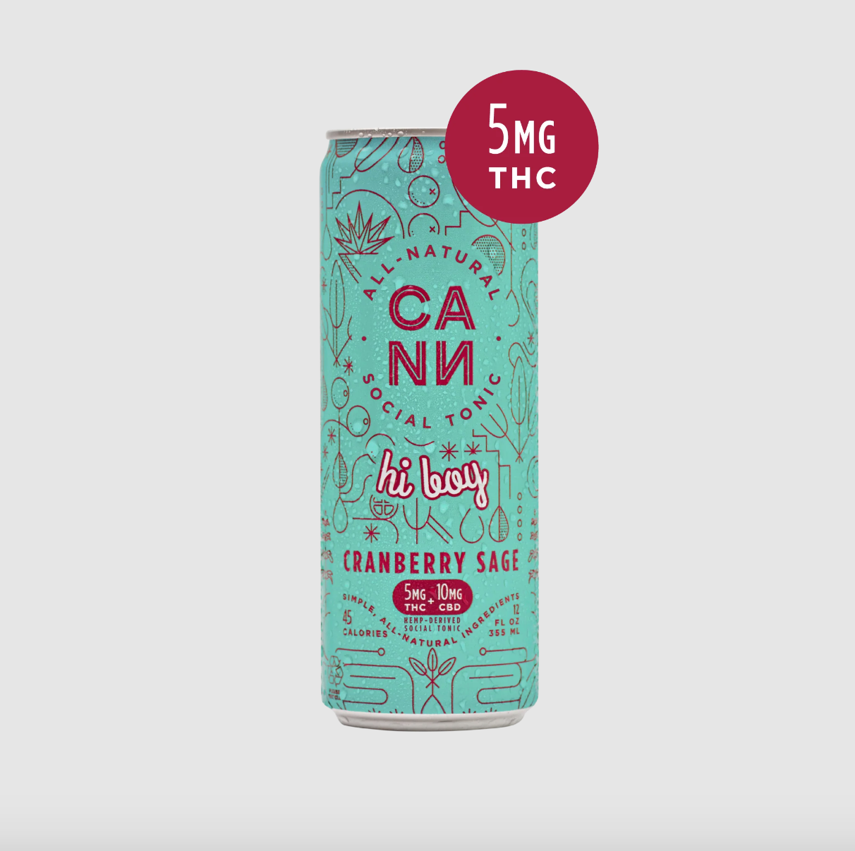 CANN Cranberry Sage Limited-Edition Hi Boy Cannabis-Infused Social