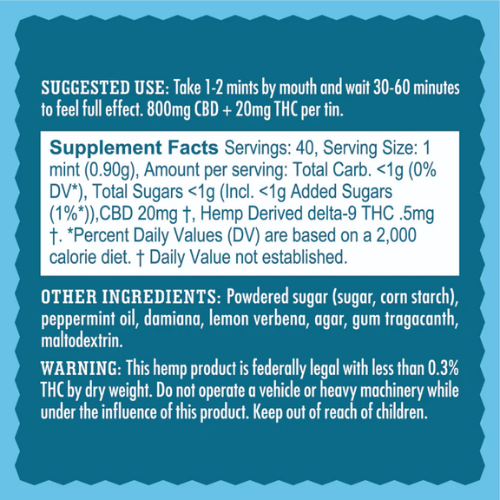 Mr. Moxey Zen Peppermint Mints | Jes Naturals