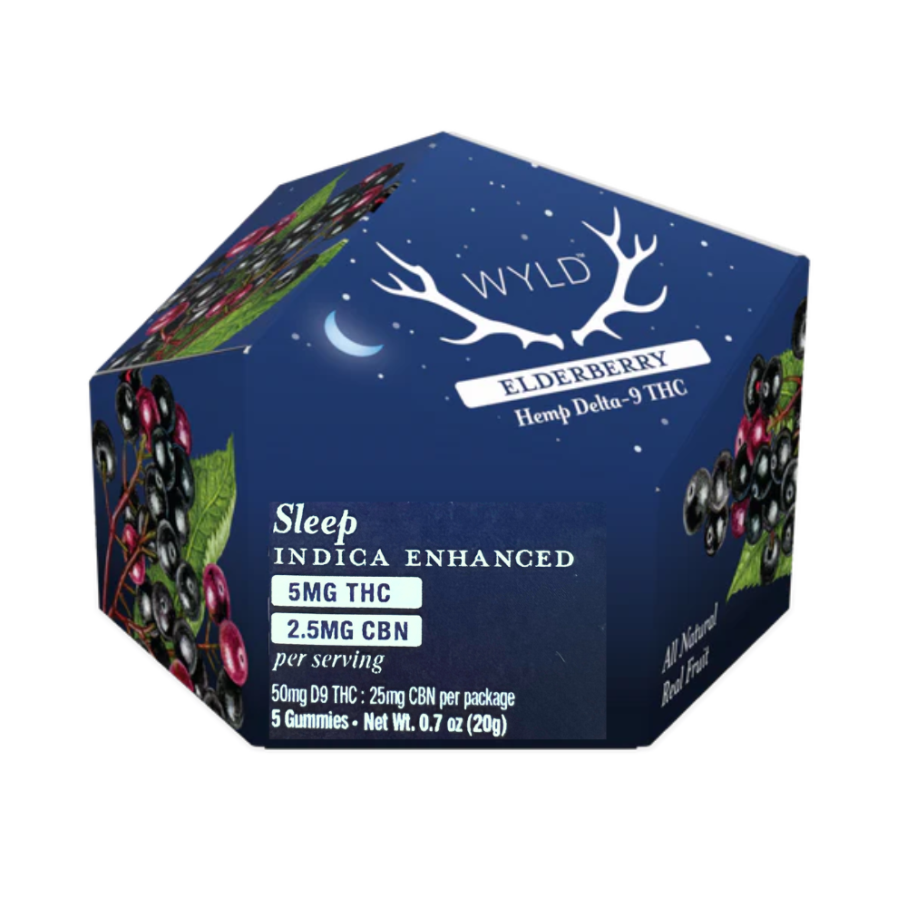 WYLD Elderberry 2:1 THC:CBN Gummies | Sleep | Minnesota | Where to