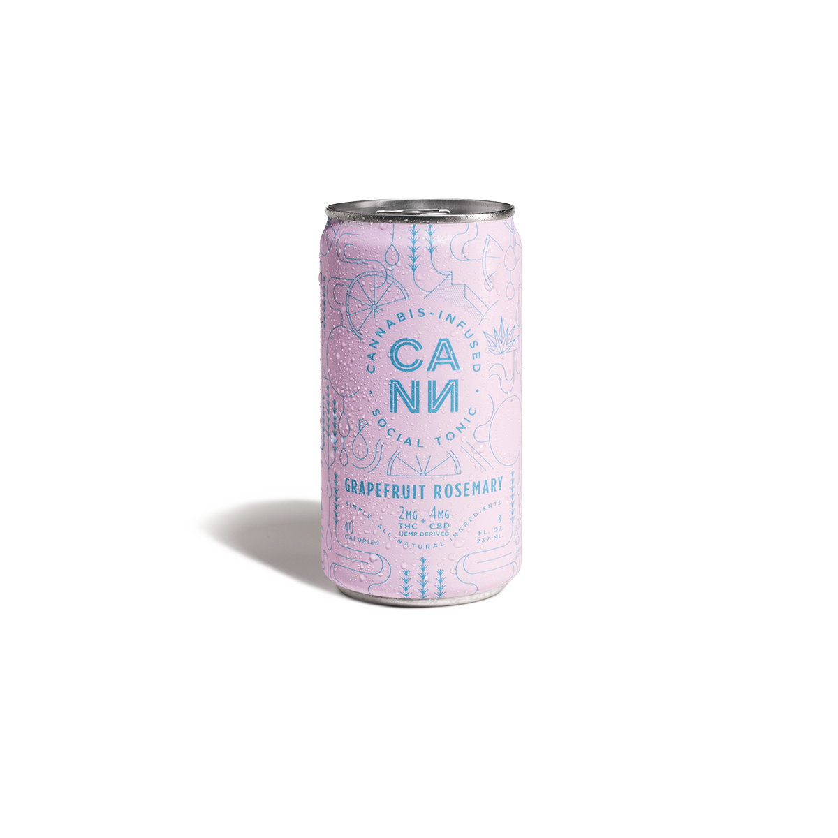CANN Cannabis-Infused Social Tonic 2mg THC/4mg CBD (4-pack) | Jes