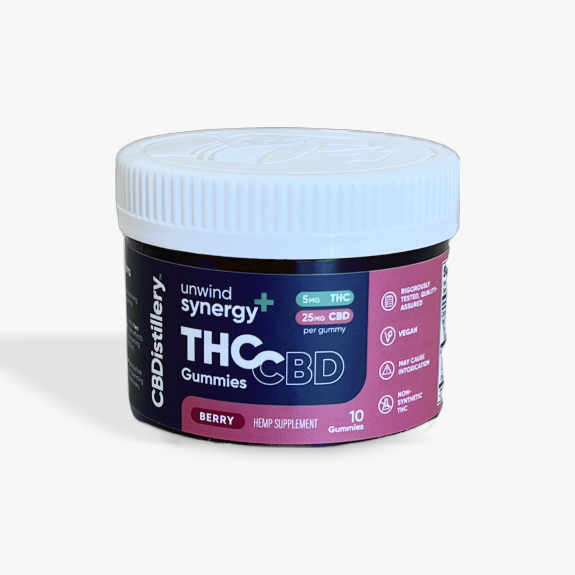 Unwind Synergy Thc And Cbd Gummies 5mg Thc 25mg Cbd Jes Naturals